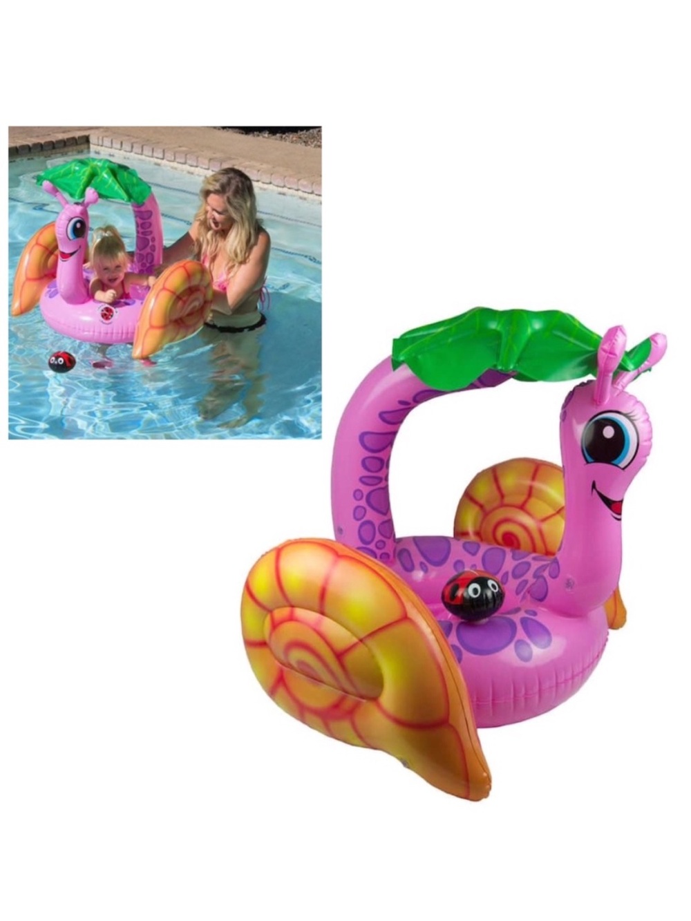 Pool Master Snail Baby Rider